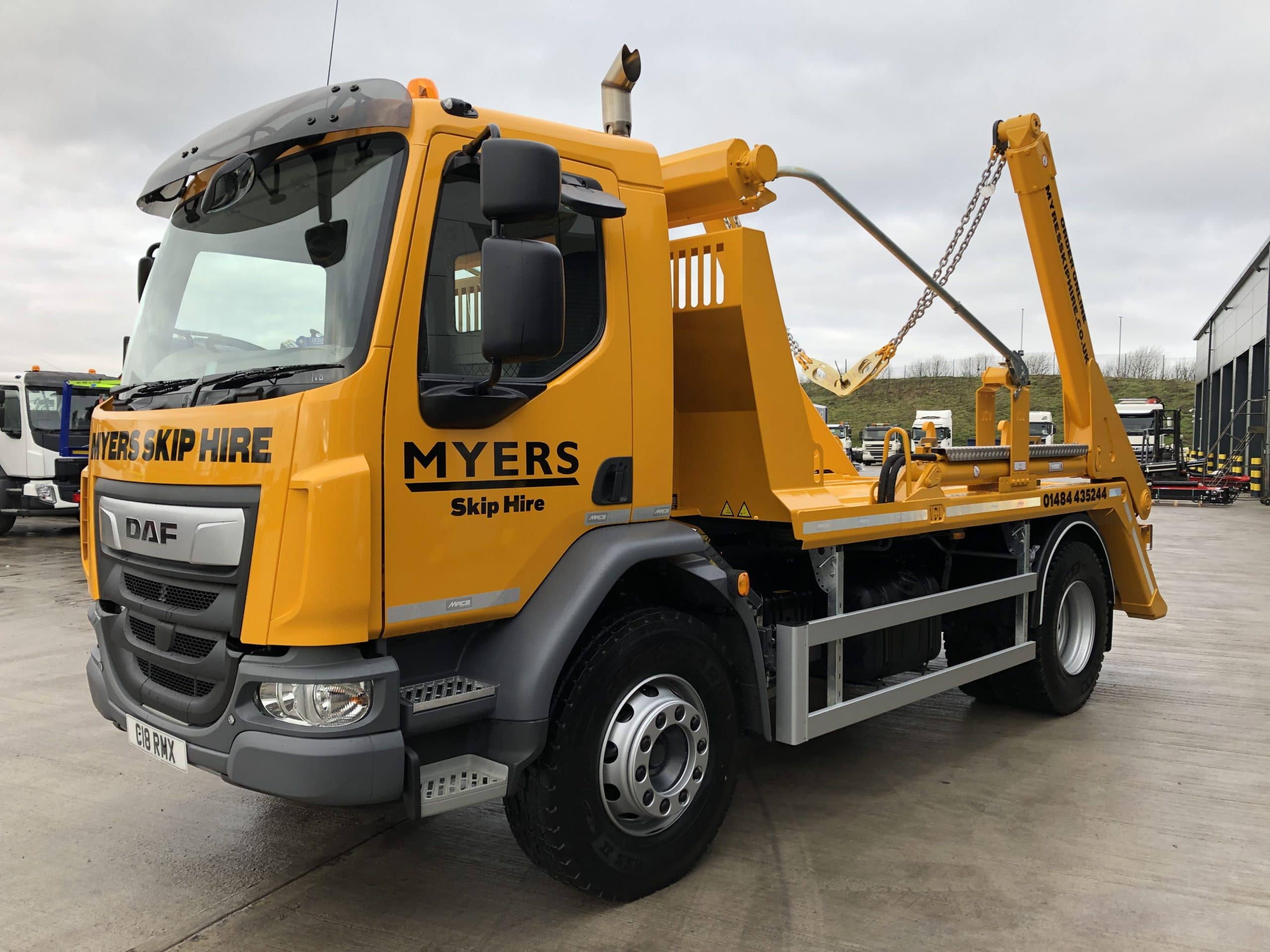 Local Company, Myers Skip Hire Take First Vehicle