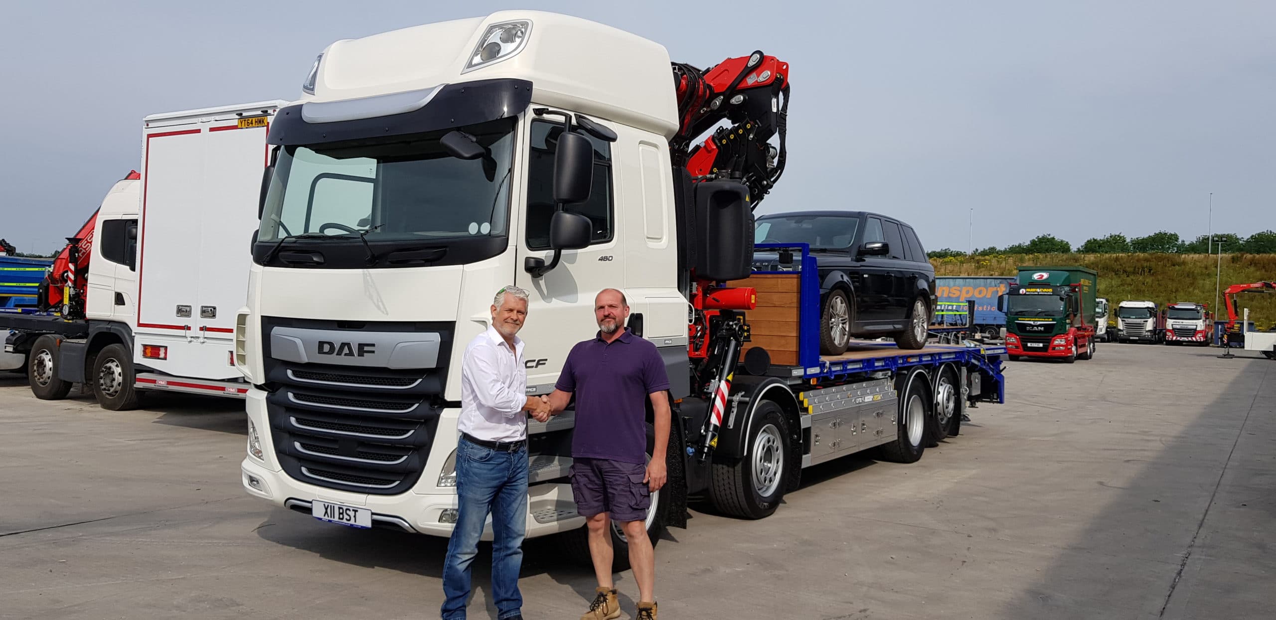 B Smith Transport Takes First Vehicle