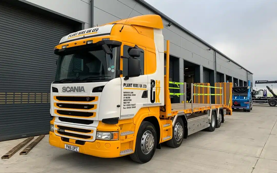 A 2016 SCANIA R450 8×2 BEAVERTAIL