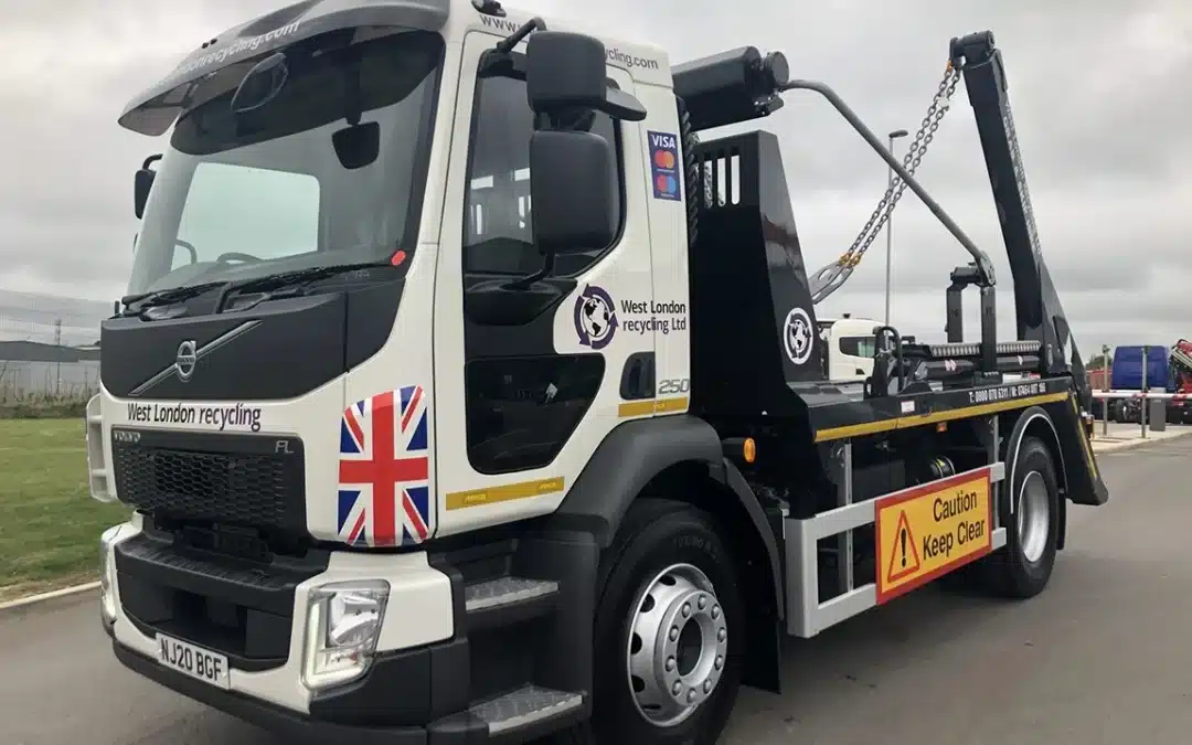 A VOLVO SKIP LOADER SUPPLIED WITHIN A WEEK.