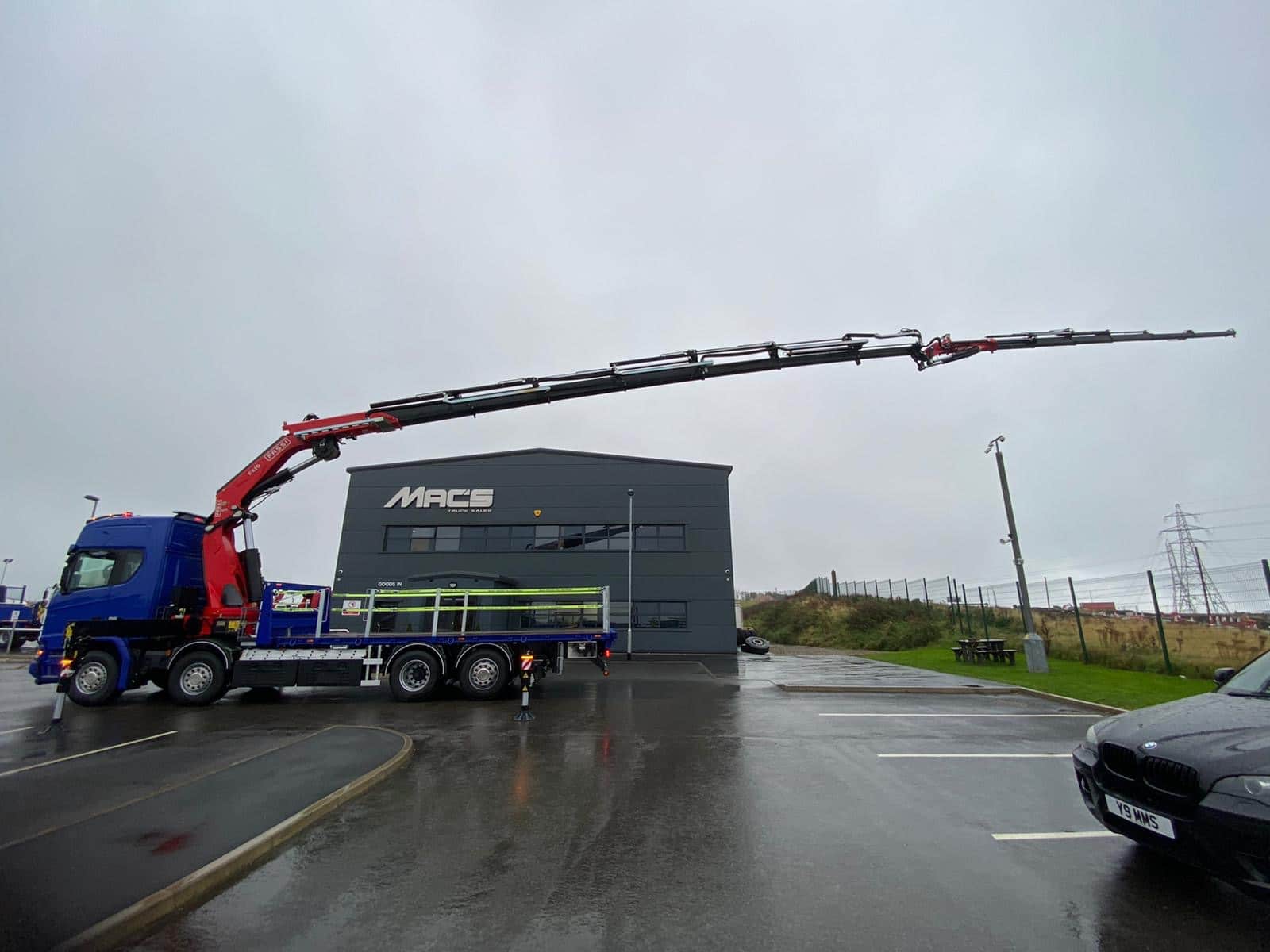 Scania 2020 FASSI With Fly Jib Extended