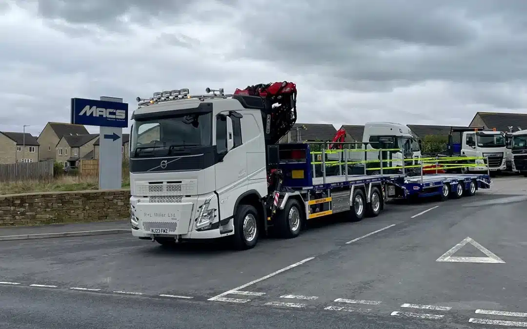 R+L Miller Ltd takes a brand new Volvo FH Crane Truck