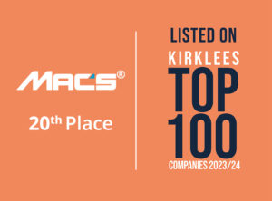 Mac's Kirklees top 100 award