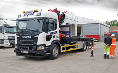 Algeco’s capapble 4-wheeler Crane Truck for London Operations Featured in CM