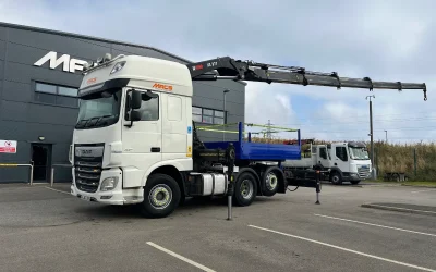 DAF (2018) XF480 Tractor HIAB 377 W/ Demount Body