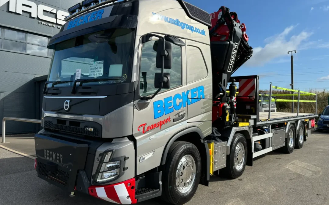 Becker Transport takes Volvo FMX Flatbed With FASSI F710