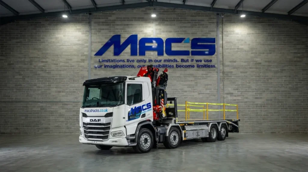 DAF (2026) 8×2 32T FASSI F365 Cheesewedge