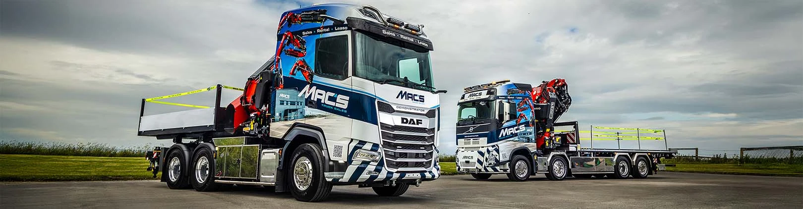 Crane and hiab trucks for sale from macs truck sales