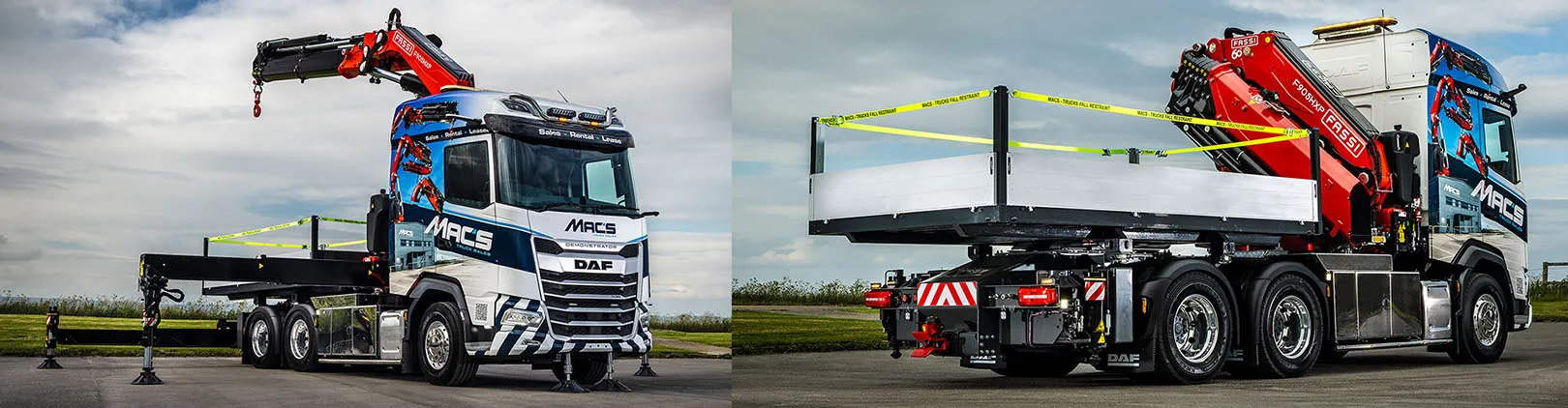 Tractor units with crane for sale outside macs truck sales commercial vehicle dealer