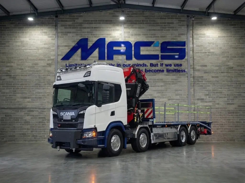 Scania (2026) G500 8×2 32T Fassi F705 Cheesewedge