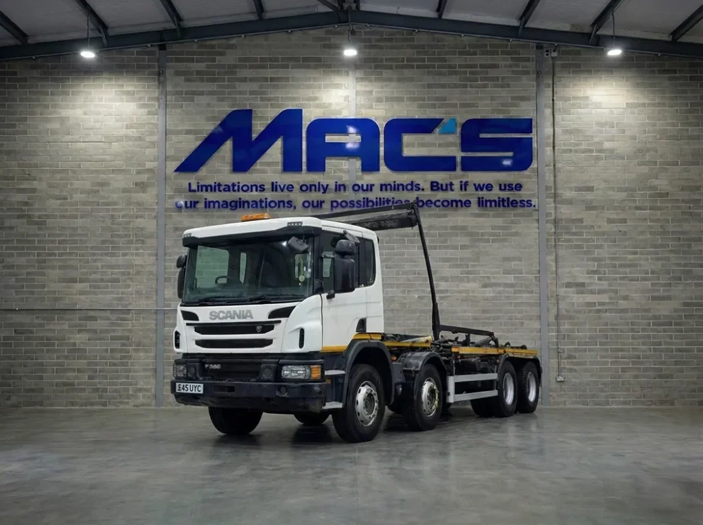 Scania (2013) P360 8×4 32T Hookloader Drawbar £19,950